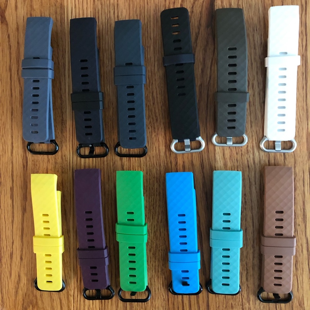 Fitbit Charge 3/4 Watchbands - 12 multicolor